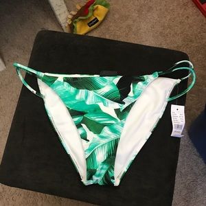 LA hearts NWT tropical swim bottoms